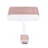 SilverStone SST-EP08P - USB 3.1 Typ-C Adapter auf HDMI/USB Type C/USB Type A - rosa image number null