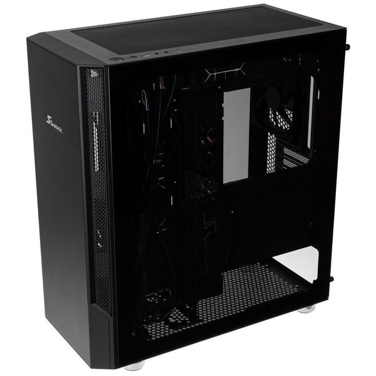 Seasonic Arch Q503 Midi Tower + CONNECT DGC-650 Gold Netzteil - schwarz image number 2