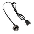 XSPC ARGB LED Stop Plug, G1/4, 5V 3Pin - black/chrome image number null