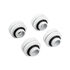 Corsair Hydro X Series XF Hardline fitting straight G1/4 to 14mm OD hard tube - 4 pack, white image number null