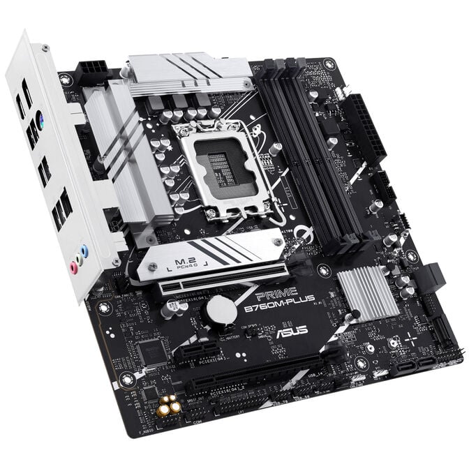 ASUS Prime B760M-Plus, Intel B760 motherboard, Socket 1700, DDR5 image number 1