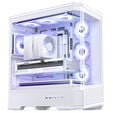 Jonsbo D400 PC-Geh&auml;use, Midi Tower, ATX, Tempered Glass - wei&szlig; image number null