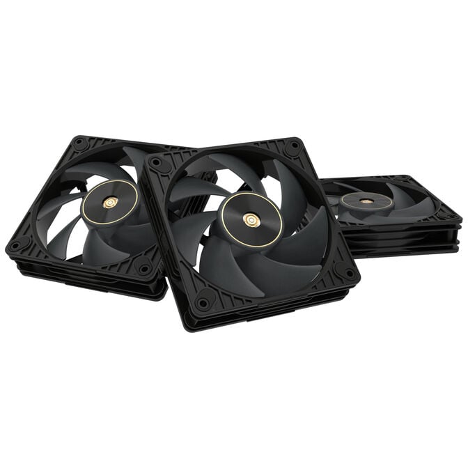 ASUS ProArt PF120 PWM Geh&auml;usel&uuml;fter, 3.000 U/min, 28 mm - 3er-Pack, schwarz image number 1