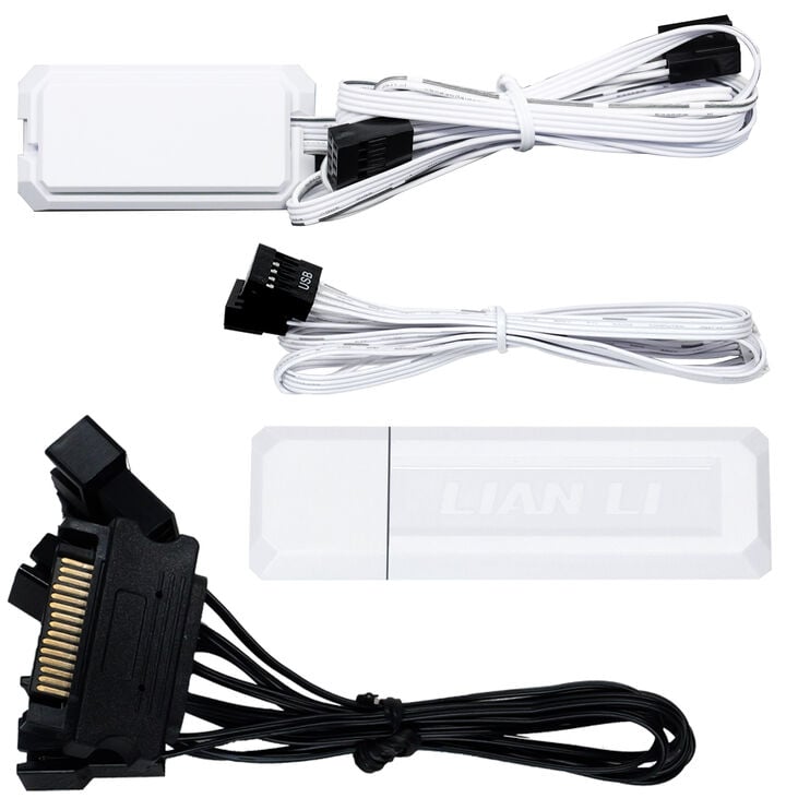 Lian Li UNI FAN TL Wireless LCD Fan, ARGB, PWM, 3-Pack with Controller - 120 mm, White image number 8