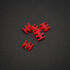 King Mod Service 4-Slot Cable Comb 3mm small - red - set of 5 image number null