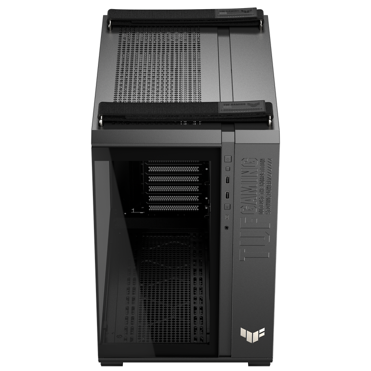 ASUS TUF Gaming GT502 Horizon PC-Gehäuse, Midi-Tower, ATX, Tempered Glass - schwarz image number 6