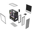 Thermaltake S380 TG ARGB PC-Geh&auml;use, Midi-Tower, ATX, Tempered Glass - inklusive 4x 120-mm-L&uuml;fter, schwarz image number null