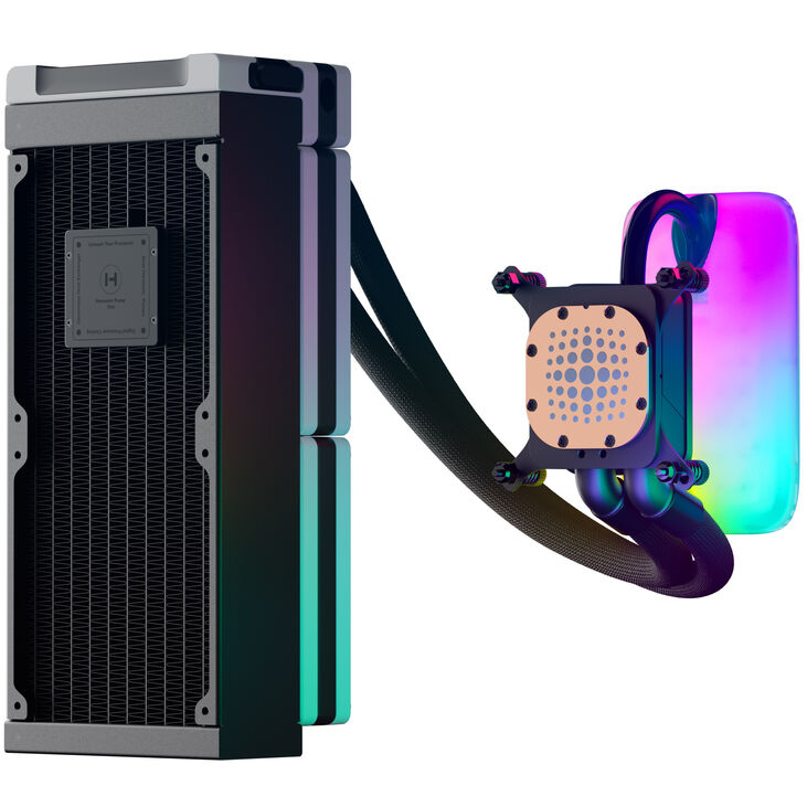 Hyte THICC Q60 AiO Wasserkühlung - 240 mm, weiß image number 3