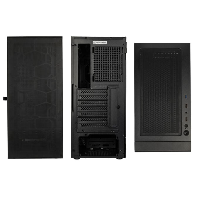 Kolink Observatory HF Mesh Core Midi-Tower - schwarz image number 3
