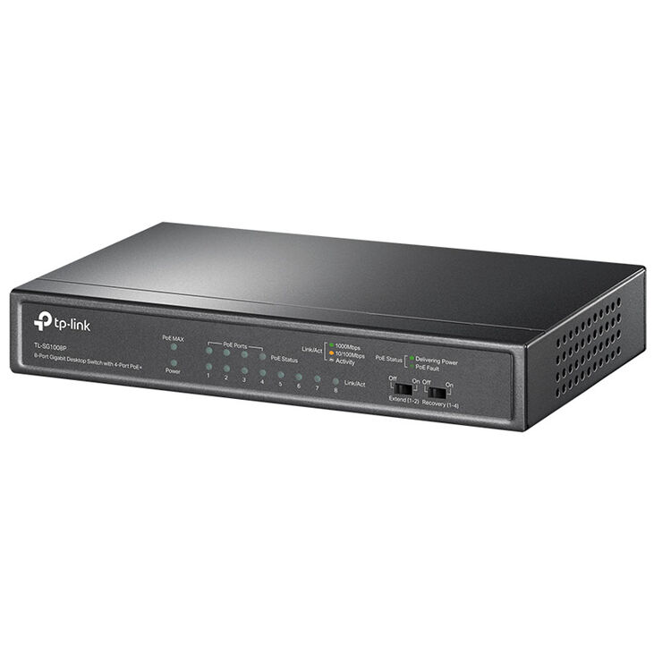 TP-Link 8-Port Gigabit Desktop Switch with 4-Port PoE+ image number 0