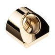 EK Water Blocks EK-Quantum Torque Adapter 45 Degree G1/4 Inch Female to G1/4 Inch Female - gold image number null