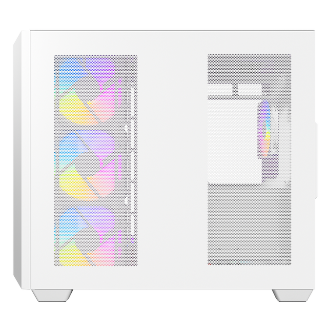 Antec C5 PC case, mid tower, ATX, RGB, tempered glass - white image number 5