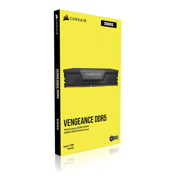 Corsair Vengeance DDR5-5200 RAM, CL40, XMP - 32 GB Dual-Kit, schwarz image number 7