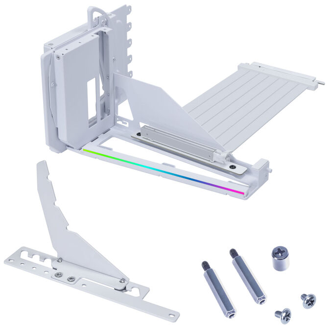 Lian Li Vertical GPU Mounting Kit, with PCIe 5.0 Riser Cable - Black image number 4