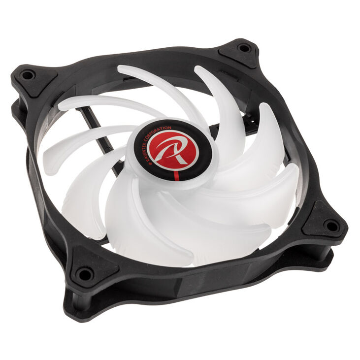 Raijintek EOS 12 RBW ADD Lüfter, 2er-Set inkl. Controller - schwarz, 120mm image number 1