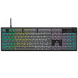 Corsair Gaming K55 Core RGB Gaming Keyboard, Full-Size (100%), Rubber Dome &ndash; grey, ISO (DE) image number null