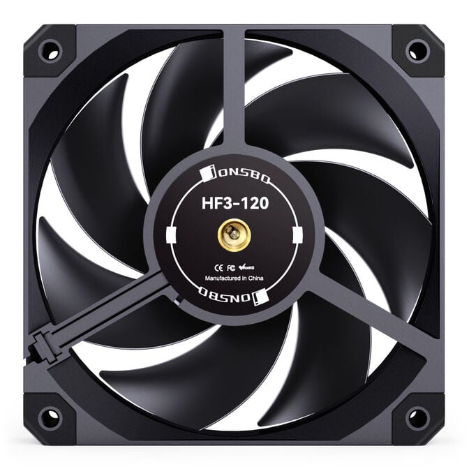 Jonsbo HF3-120 High Performance L&uuml;fter, PWM - 120mm, schwarz image number 5