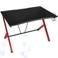 Nitro Concepts D12 Gaming Desk - black/red