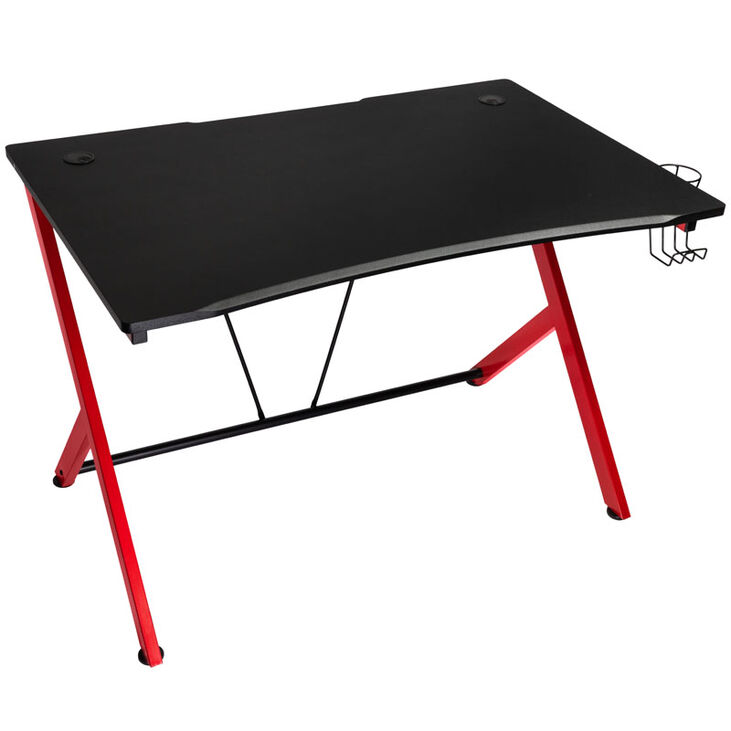 Nitro Concepts D12 Gaming Desk - black/red image number 0