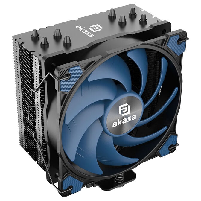 Akasa Alucia H4 Plus High Performance CPU Cooler - 120 mm, black image number 2
