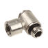 aqua computer Adapter 90 degrees G1/4 inch male to G1/4 inch female - rotatable, silver image number null