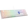 Ducky One 3 Classic Pure White Gaming Keyboard, RGB LED - MX-Clear image number null