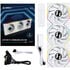 Lian Li UNI FAN TL Wireless LCD Fan, ARGB, PWM, 3-Pack with Controller - 120 mm, White image number null