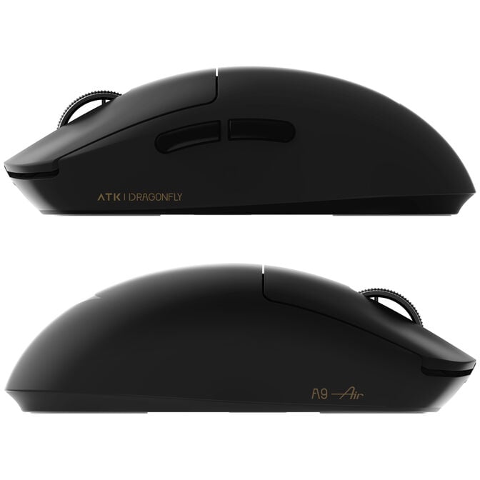 ATK A9 Air Gaming-Maus, kabellos, PAW3950Ultra, 8K Hz - schwarz image number 2