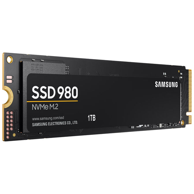 Samsung 980 NVMe SSD, PCIe 3.0 M.2 Typ 2280 - 1 TB image number 1