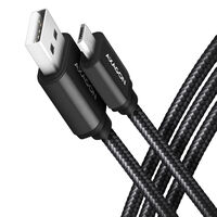AXAGON BUMM-AM20AB Kabel Micro-USB auf USB-A 2.0, schwarz - 2m