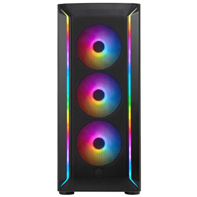 SilverStone Fara 511Z Midi-Tower, Tempered Glass - schwarz image number 1