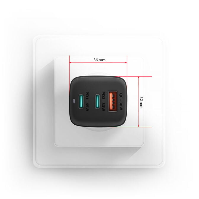 AXAGON 11-in-1 Hub with USB-C cable and power adapter image number 4