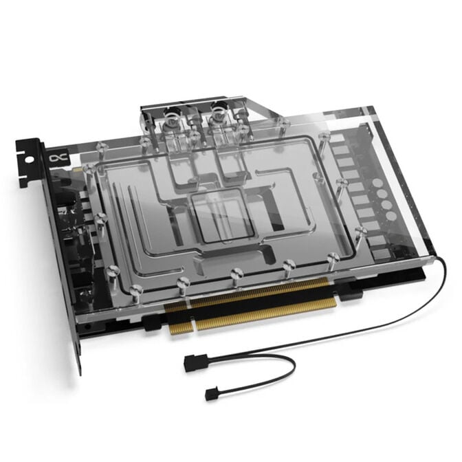 Alphacool Eisblock Aurora RTX 4070 TI ROG Strix mit Backplate - Acryl + Nickel image number 4
