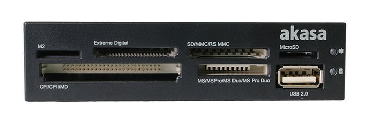 Akasa AK-ICR-07 Internal 6-Port Card Reader 3,5 - black image number 1