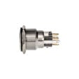 DimasTech Vandalism switch/button 22mm, Silverline Dot - RGB image number null