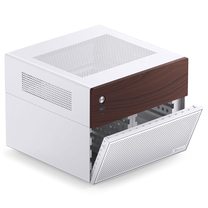 Jonsbo N4 NAS-Geh&auml;use, Micro-ATX - wei&szlig; image number 3