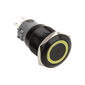 DimasTech Vandalism Button 19mm - Blackline - yellow