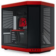 Hyte Y70 Touch Infinite PC Case, Mid Tower, ATX, Tempered Glass - Black Cherry image number null