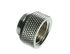 Bitspower Adapter G1/4 Zoll AG auf G1/4 Zoll IG - silber glänzend image number null