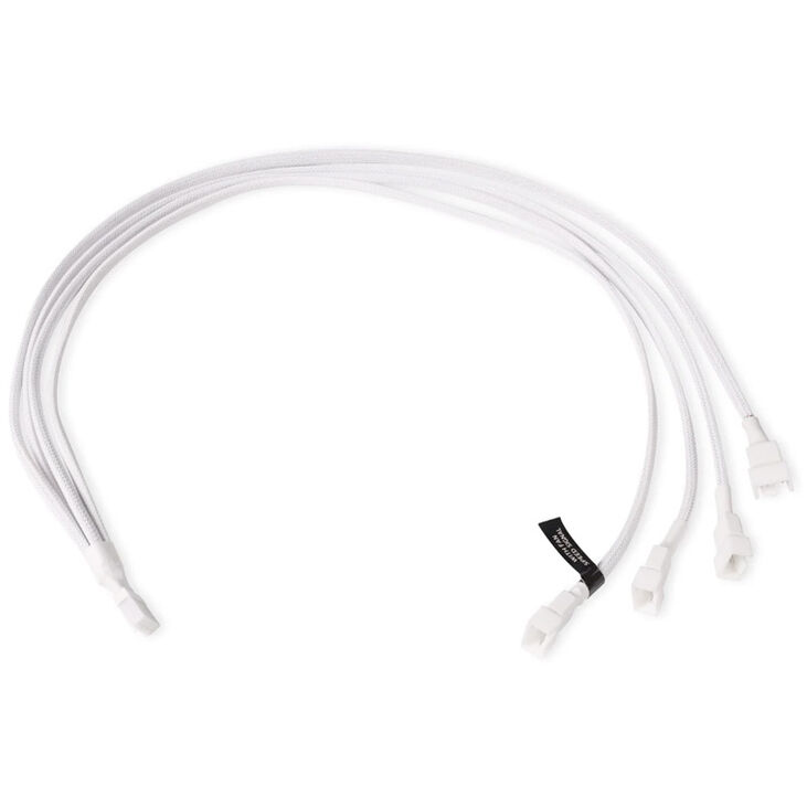 Alphacool Y-Splitter 4-Pin auf 4x 4-Pin PWM 60cm - weiß image number 0