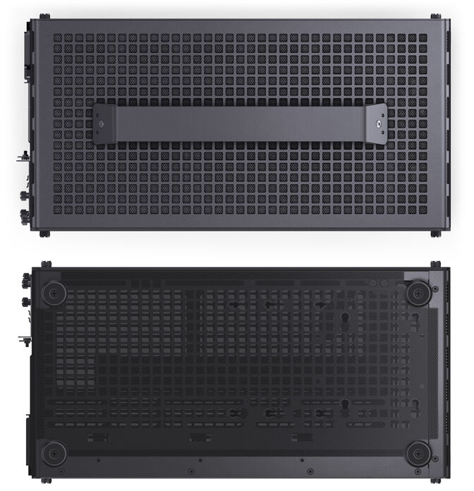 Jonsplus Z20 Mesh PC case, Mini Tower, Micro-ATX, with carrying handle - black image number 7