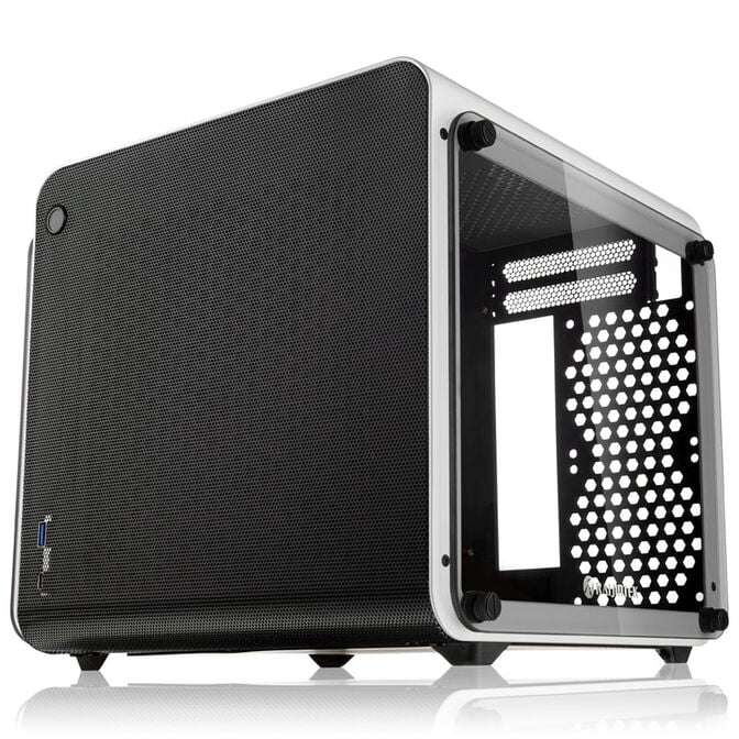 Raijintek METIS EVO TG Mini-ITX case, Tempered Glass - white image number 0
