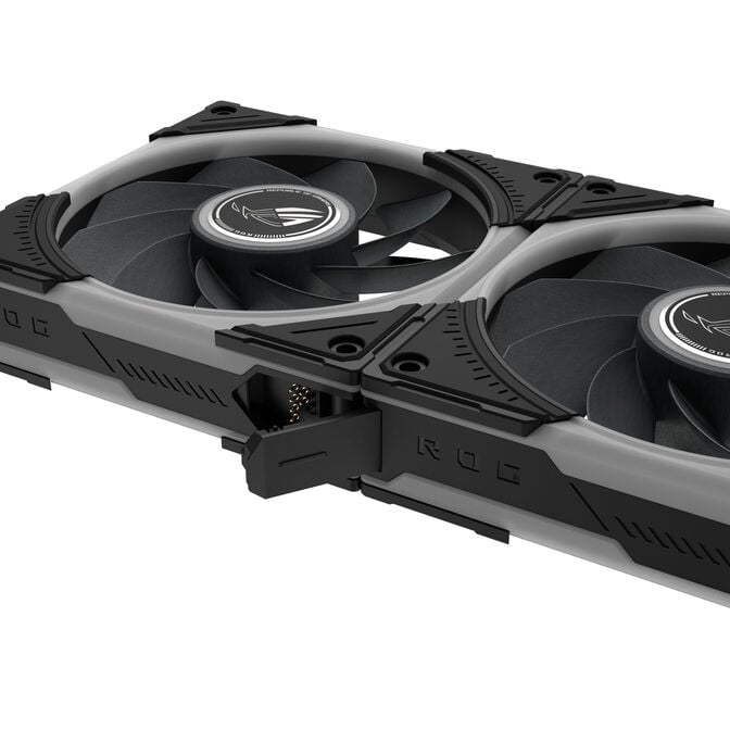 ASUS ROG Eurux GR120 ARGB PWM Fan - Reverse Blade, 3-Pack, black image number 21