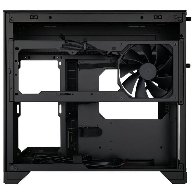 Lian Li O11 Vision-M PC-Geh&auml;use, Micro-ATX, Tempered Glass - schwarz image number 6