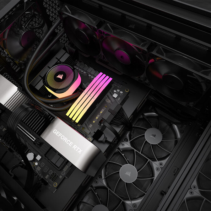 Corsair RS Series 120, PWM L&uuml;fter 3er Pack  - 120 mm, schwarz image number 10