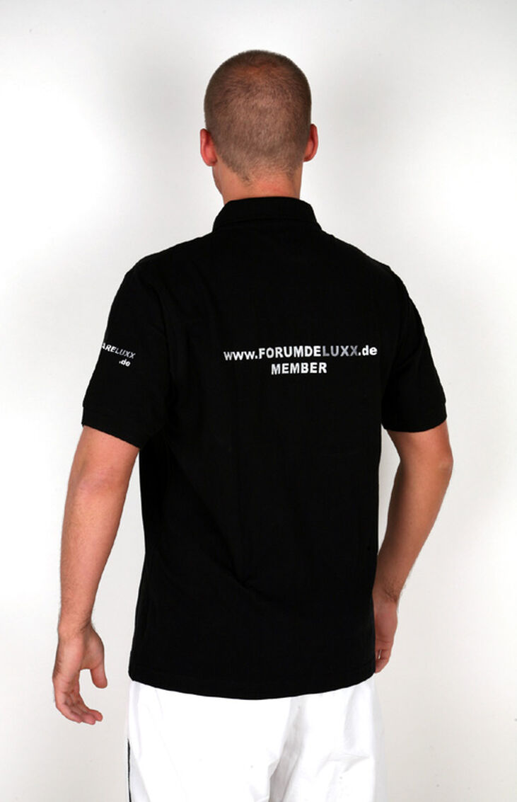 GamersWear Hardwareluxx Polo Black (XL) image number 4