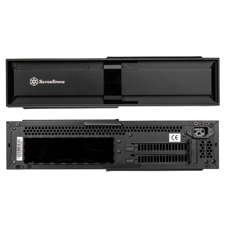 SilverStone SST-ML08B-H USB3.0 Milo HTPC Case - black image number 1