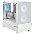 Fractal Design Pop Mini Air RGB Clear Tint Micro-ATX-Geh&auml;use, Tempered Glass - wei&szlig; image number null
