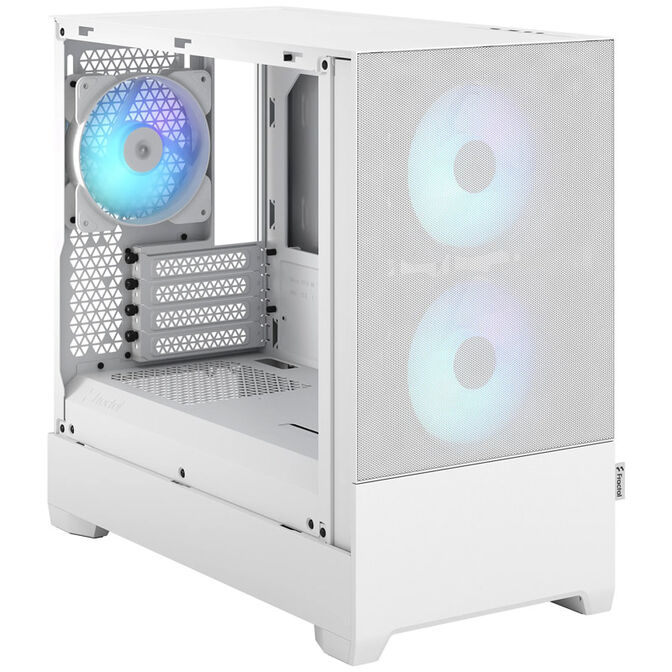 Fractal Design Pop Mini Air RGB Clear Tint Micro-ATX-Geh&auml;use, Tempered Glass - wei&szlig; image number 6
