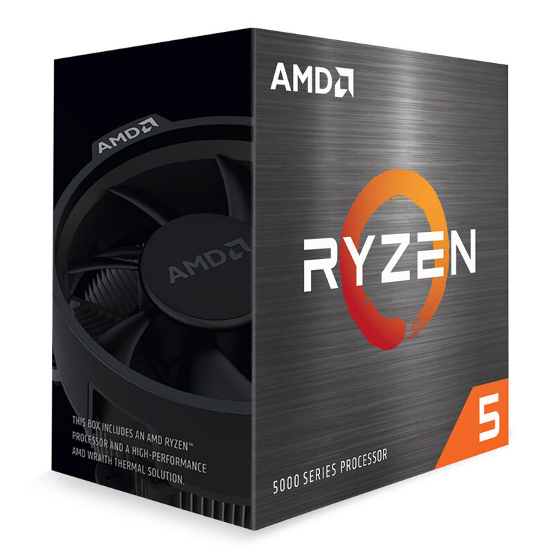 【美品】AMD Ryzen 5 5600X CPU AMD Ryzen 5 5600X 3.7 GHz (Vermeer) AM4 - with AMD Wraith Stealth